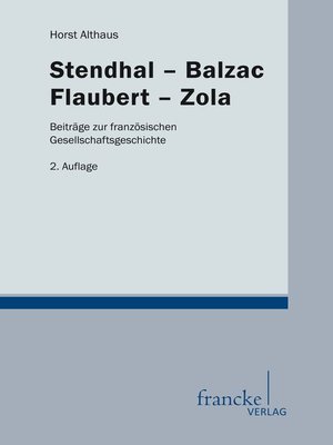 cover image of Stendhal-Balzac-Flaubert-Zola